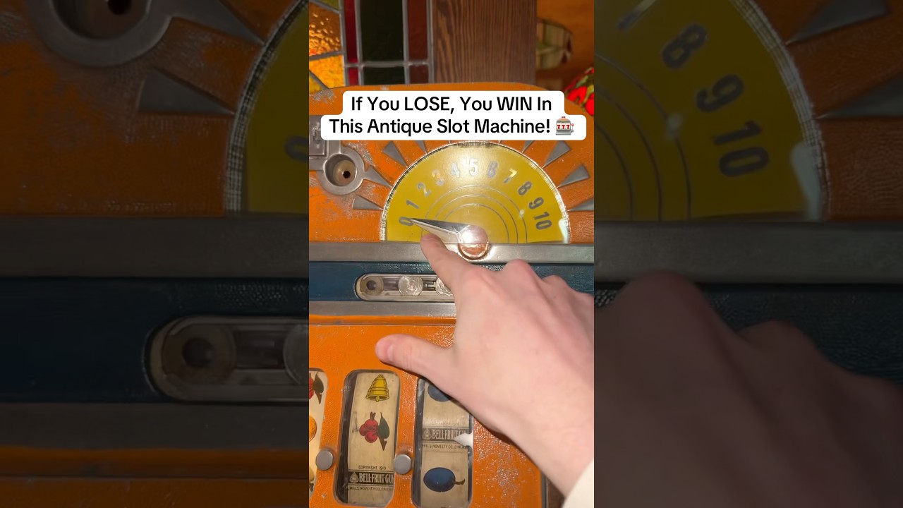If You LOSE, You WIN In This Antique Slot Machine! 🎰