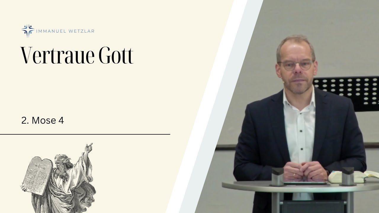 Vertraue Gott | 2. Mose 4 | Tobias Glaum