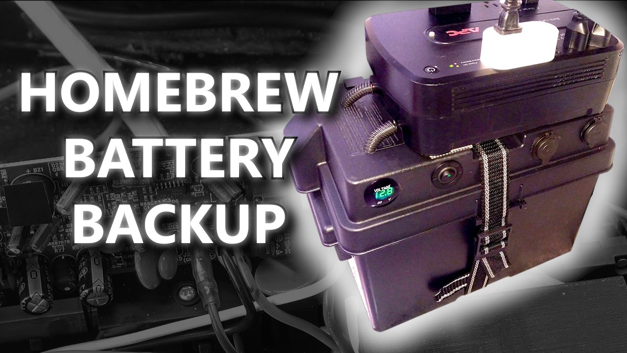 Modifying broken UPS for long endurance BACKUP POWER!