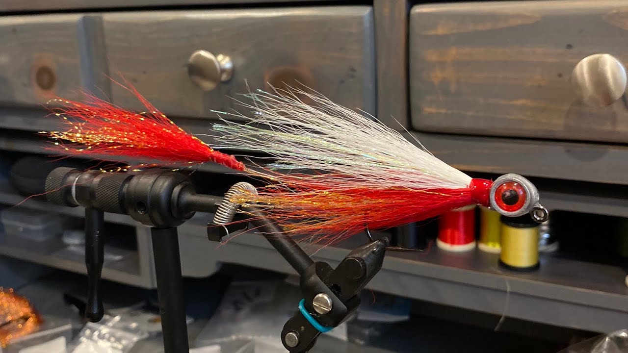 Tying the Amazon Peacock Bass Extended Tail Rattle Jig: Part I.