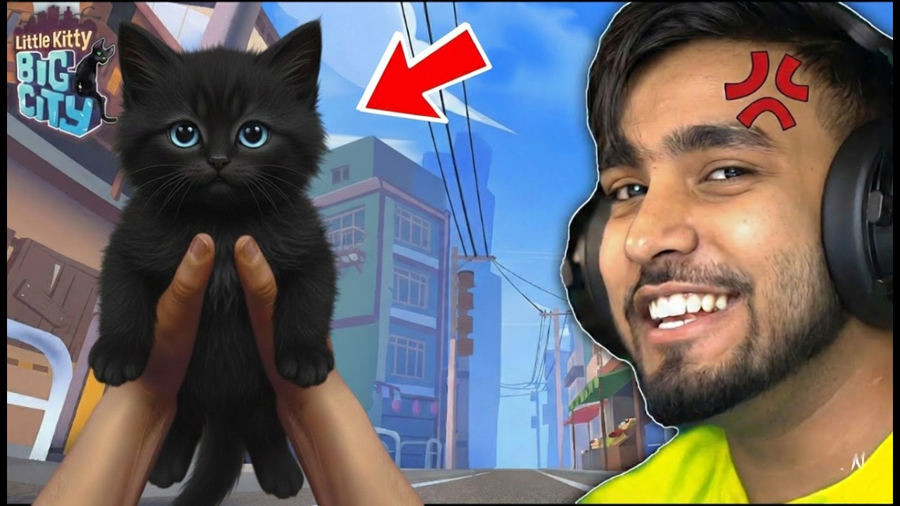 EXPLORING THE BIG CITY AS CAT | TECHNO GAMERZ
