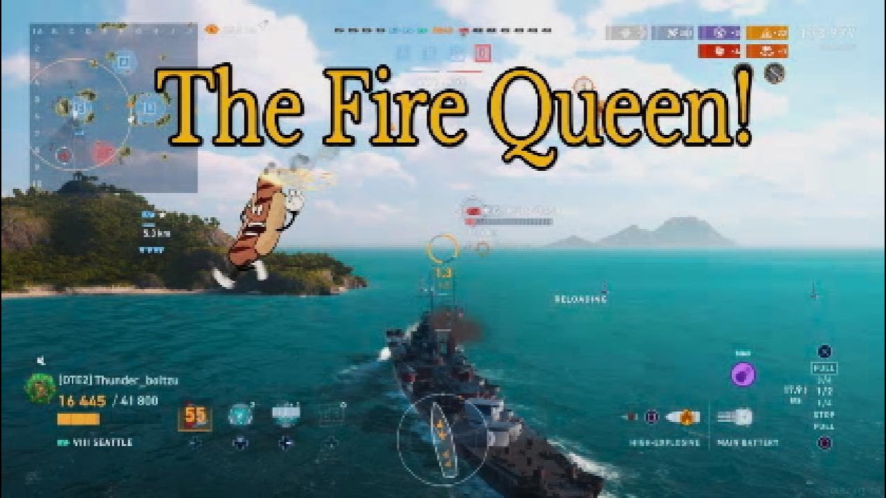 The Fire Queen! World of Warships Legends
