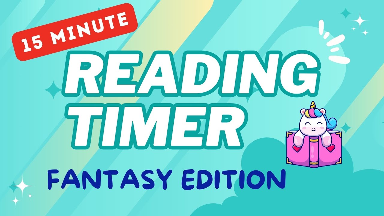 15 Minute Reading Timer | Unicorn Quiet Reading | Classroom Timer