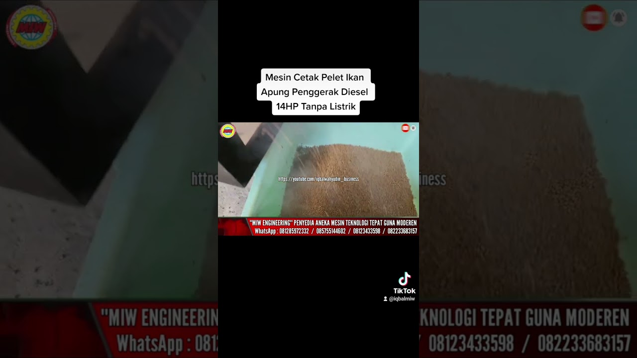 Tutorial Cara Membuat Pelet Pakan Ikan Apung Dengan Mesin Extruder Mesin Cetak Pelet Terapung Murah