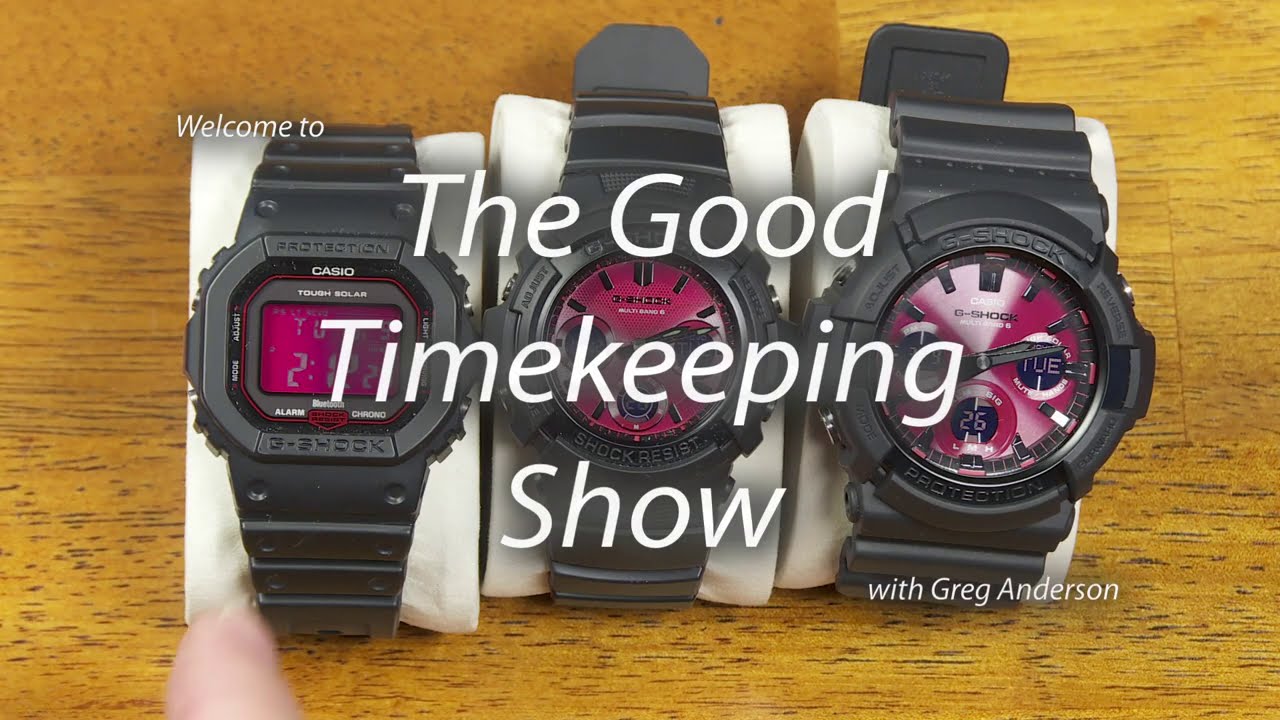 Casio G-Shock Adrenaline Red Watches, GW-B5600AR, AWG-M100SAR and GAW-100AR