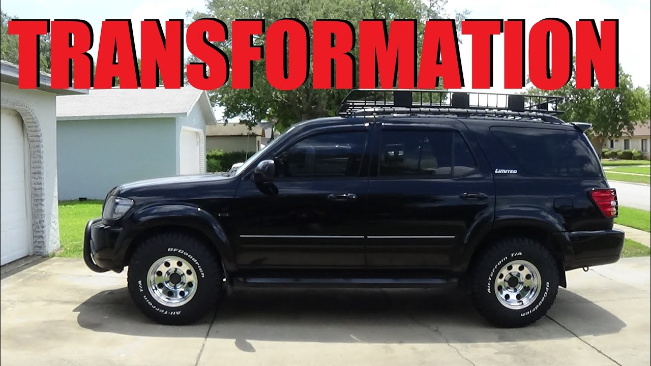 2004  TOYOTA SEQUOIA TRANSFORMATION (BUILD IN PROGRESS)