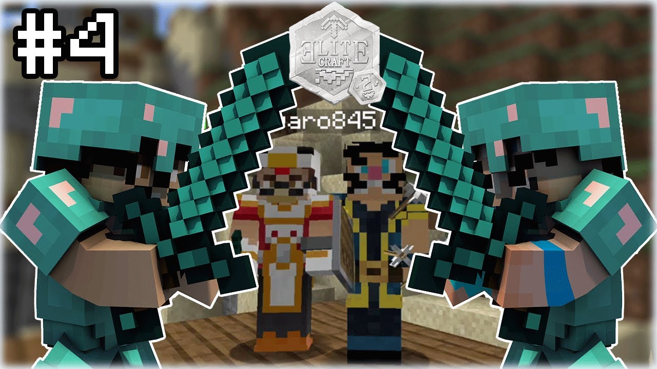 PONIENDONOS FULL DE EQUIPO DE DIAMANTE CON ALVARO845 - EliteCraft 2 #4 Withzy