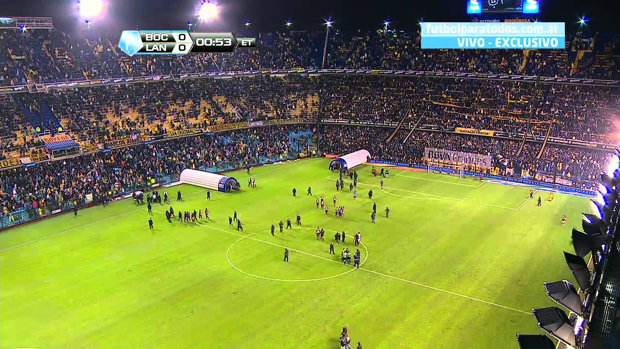 Fútbol en vivo. Boca - Lanús. Fecha 18. Torneo Final 2014. Fútbol Para Todos