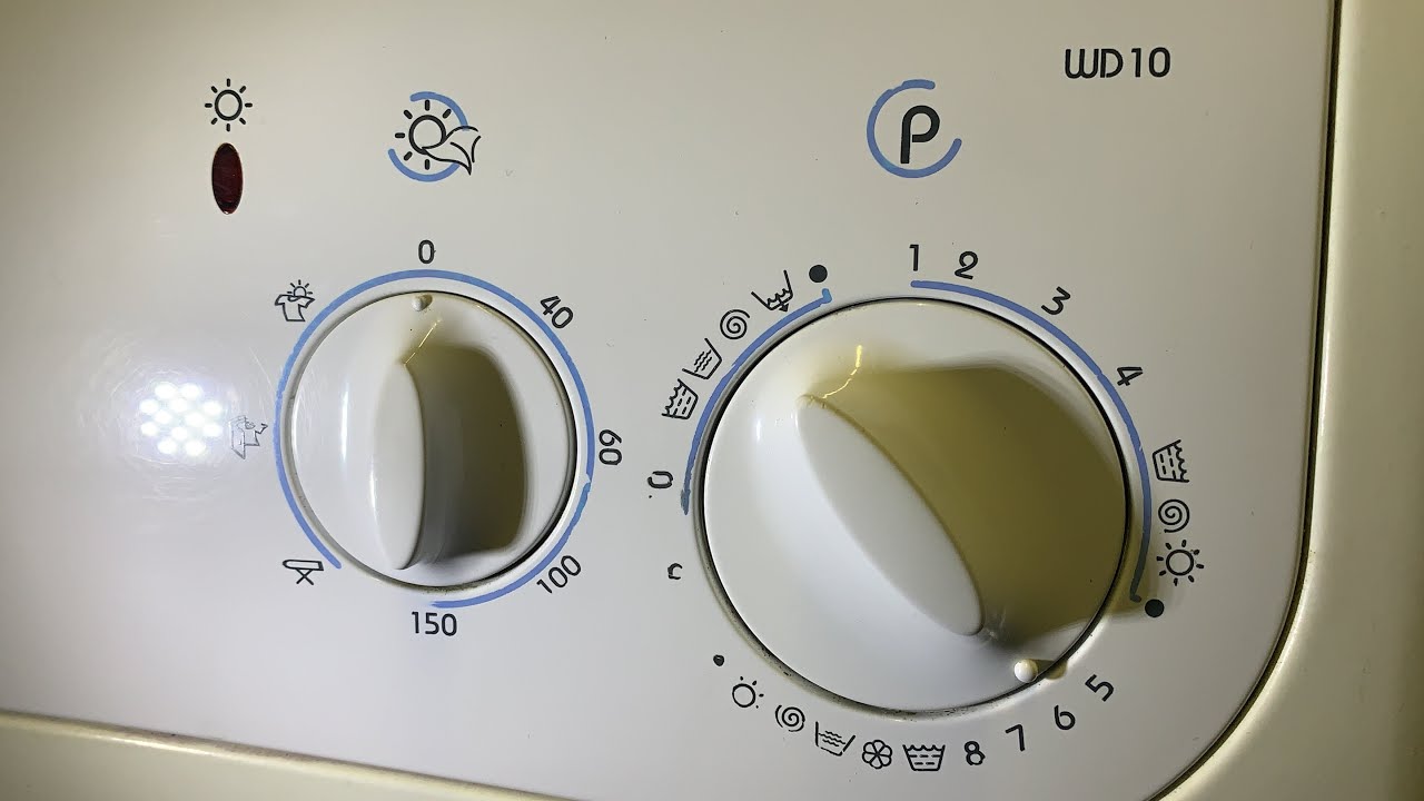 Indesit Evolution WD10 - Easy Cares 50°