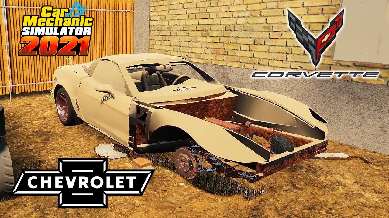 Chevrolet Corvette Restoration - Car Mechanic Simulator 2021 - Drag Racing DLC