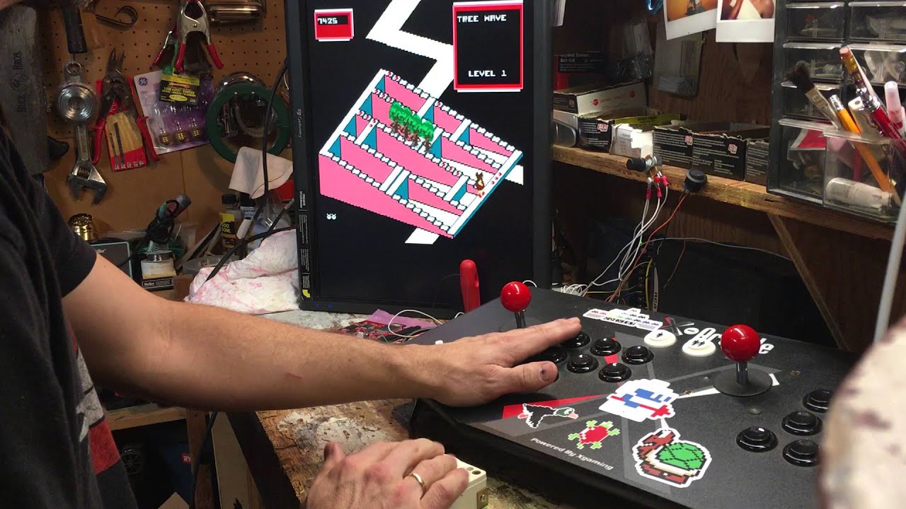 ArcadeSD Trackball games - Gameplay!