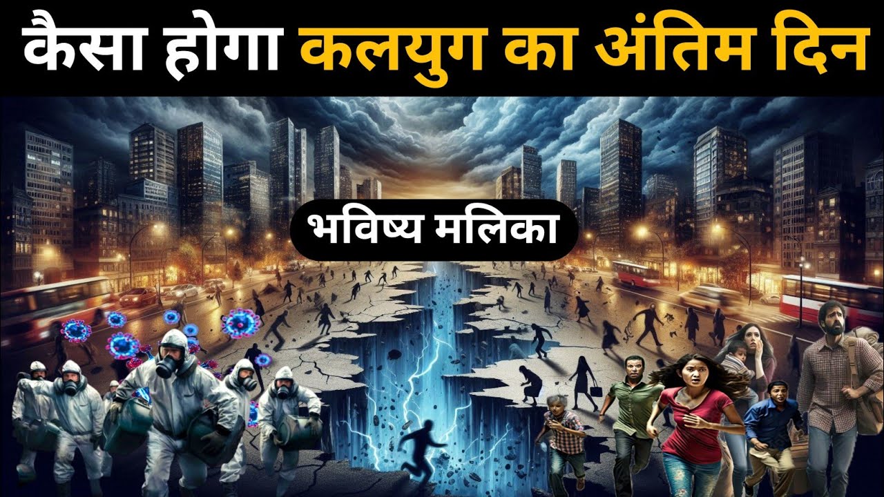 आखिर कैसे होगा कलयुग का अंतिम दिन। कब होगी सतयुग की शुरुआत। भविष्य मलिका। कल्कि अवतार #kalki