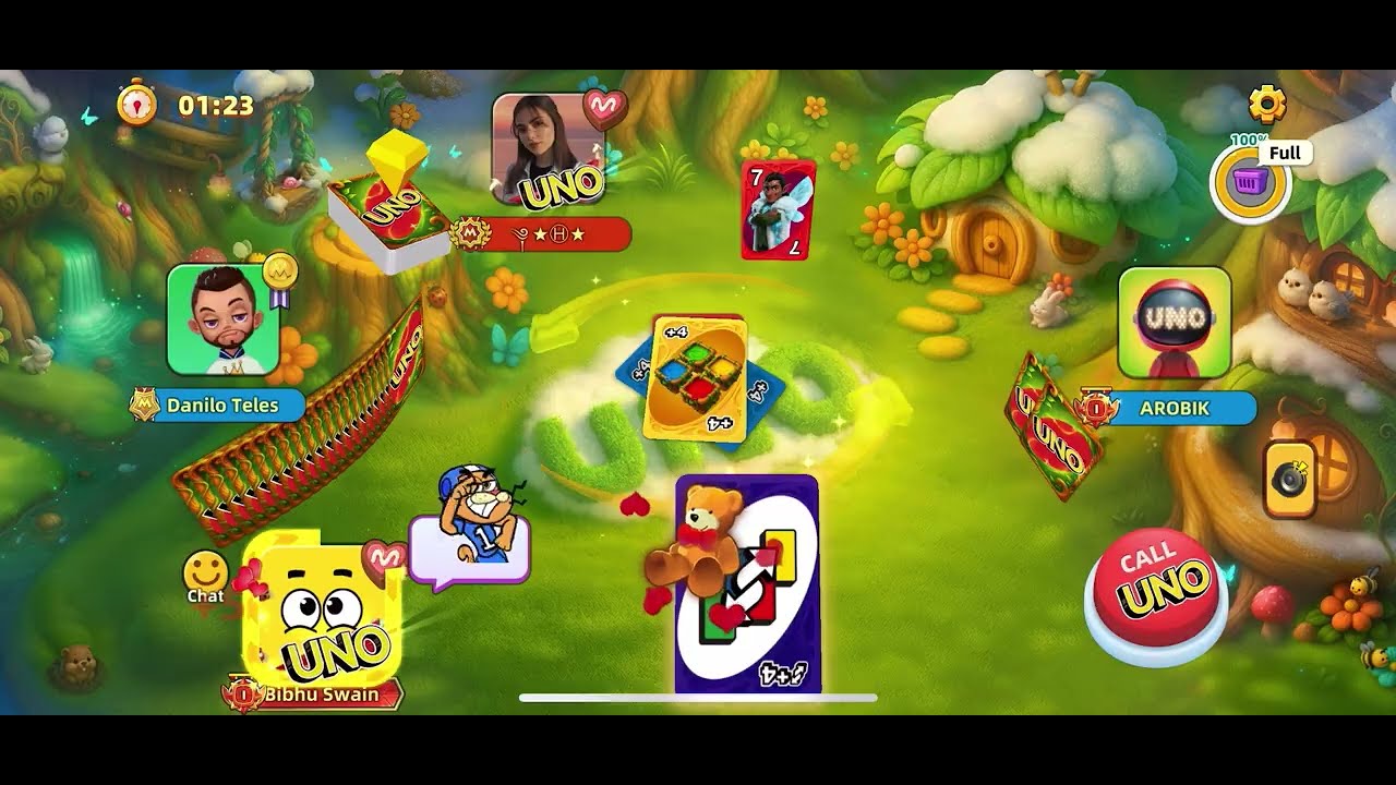 UNO MOBILE GAME!!GO WILD 1000 Reverse +6  Part -1