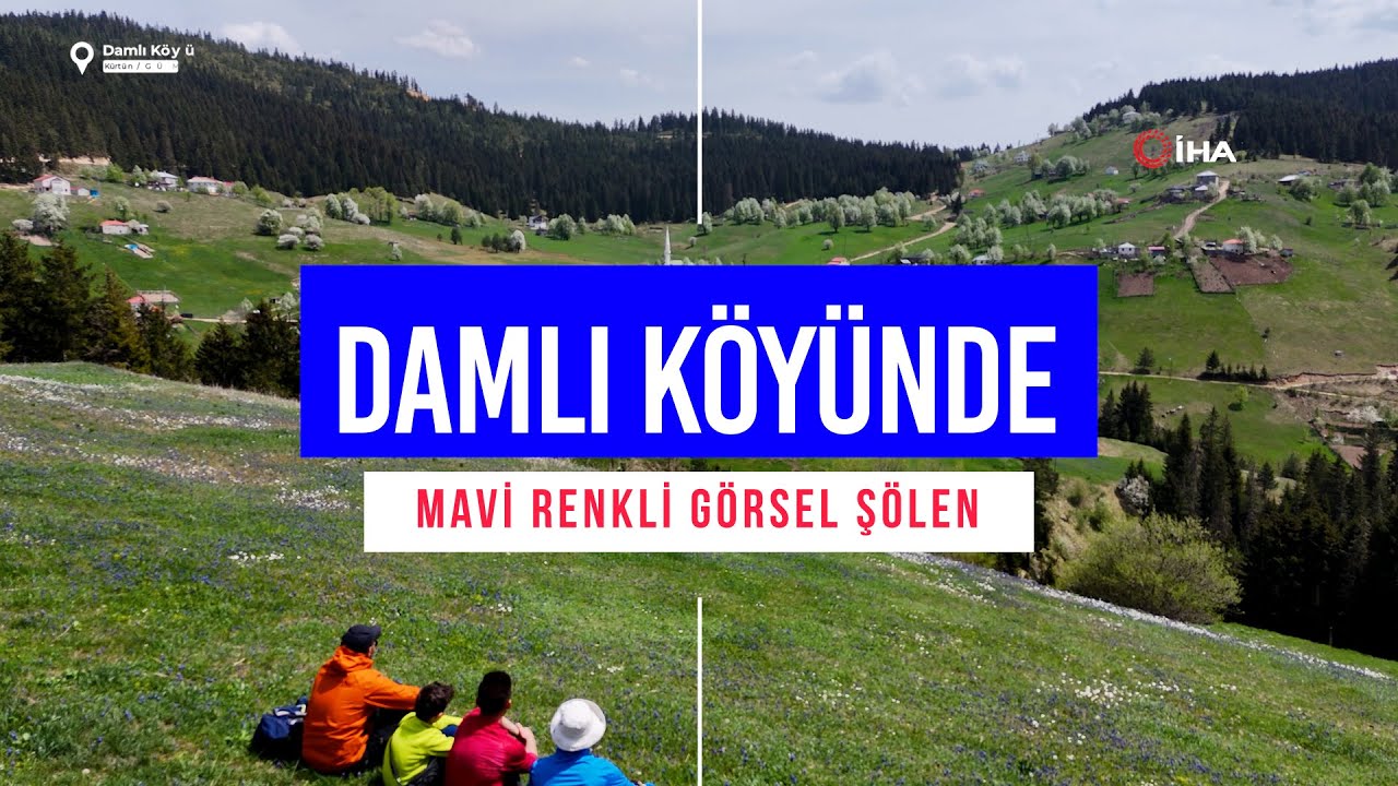 Gümüşhane'de mavi sümbüller arasında doğa yürüyüşü