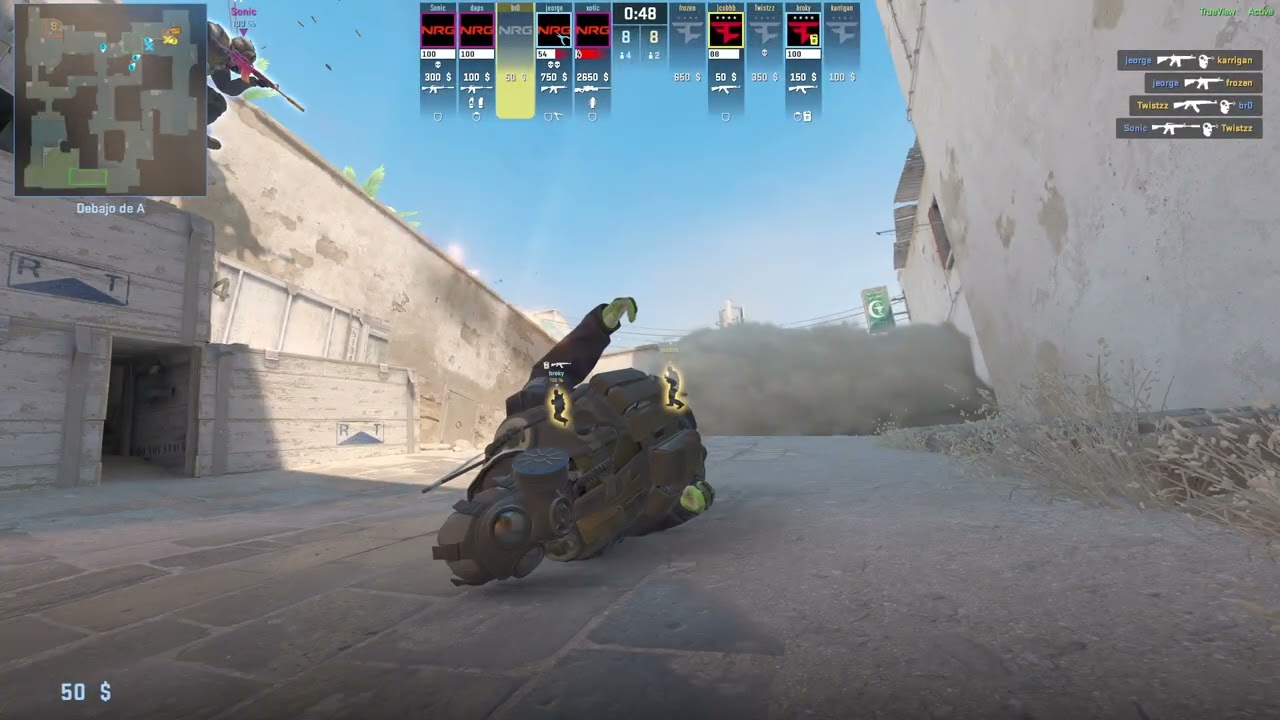 br0 | 13-3 | CT A rotator on Dust2 (1,89) vs FaZe @ StarLadder Budapest Major 2025 Stage 1