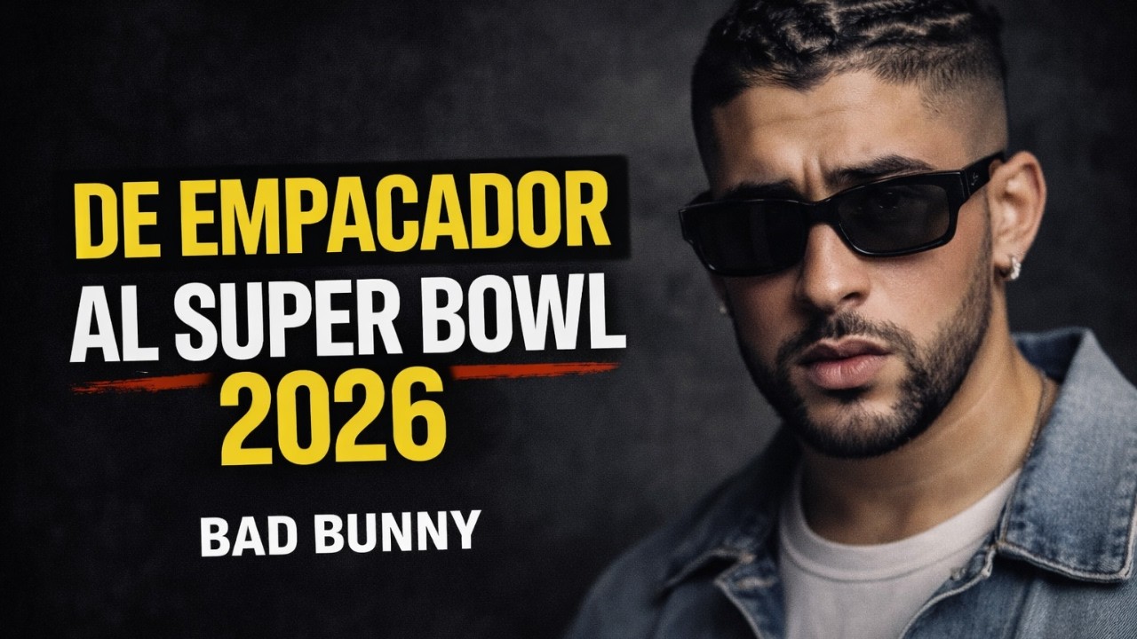 De empacador en supermercado al show más grande del Super Bowl 2026 | Bad Bunny