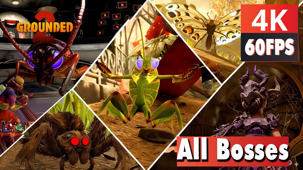 Grounded 2 ALL 40+ BOSSES & Bugs - No exceptions [ Solo ] [4K 60FPS PC Ultra] - No Commentary