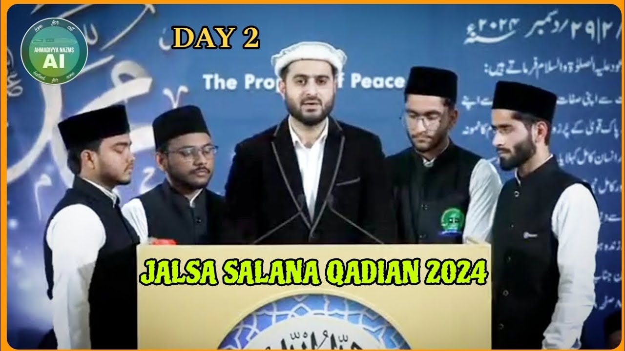 Jalsa Salana Qadian 2024 Nazm|Day 2|Meri Raat Din|Murshid Ahmad Dar and friends|@ahmadiyyanazmsworldwide