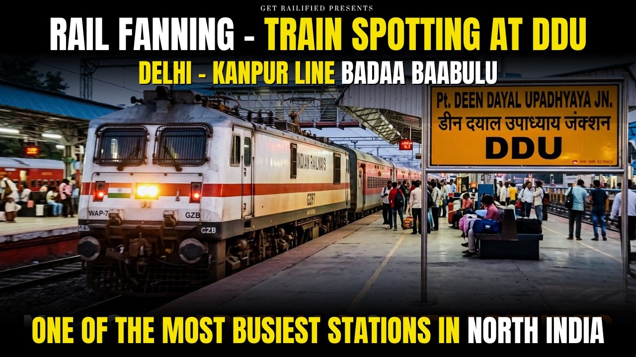 Railfanning At DDU Station | Pt.Deen Dayal Upadyay Junction | Indian Railways