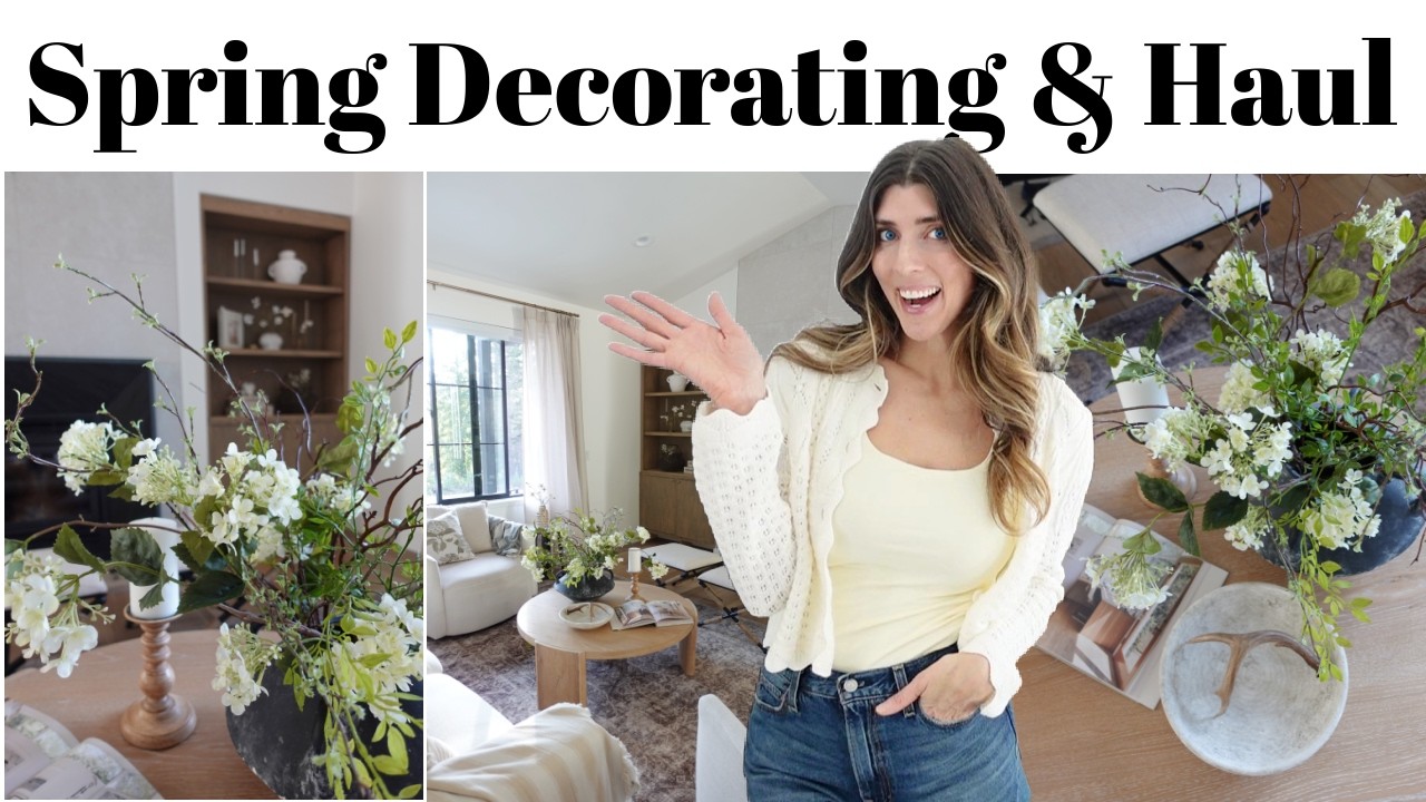 Spring Decorating on a Budget That Actually Looks Beautiful / Spring Home Glow up & Spring Haul