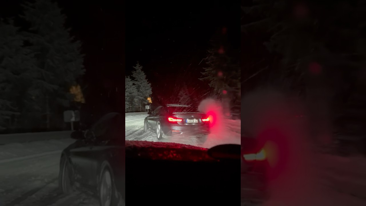 Das war knapp 🤯 M4 fast in Leitplanke