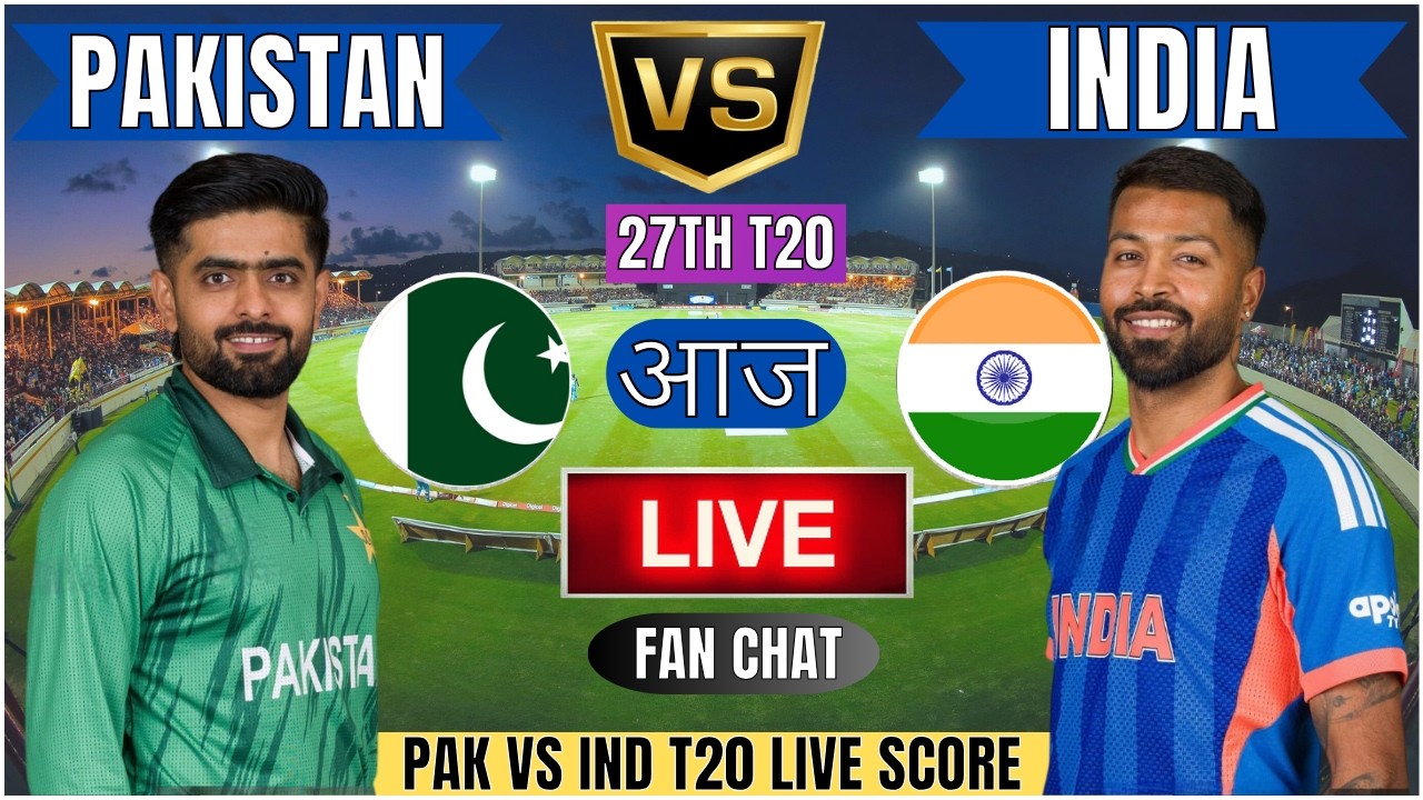 🔴 Live IND Vs PAK T20 WC Match | Live Cricket Today | IND vs PAK 27th T20 2nd innings #livescore
