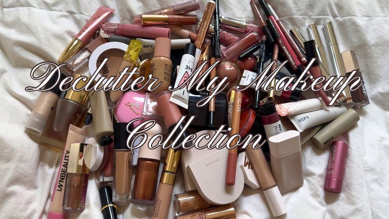 DECLUTTERING Makeup Collection 