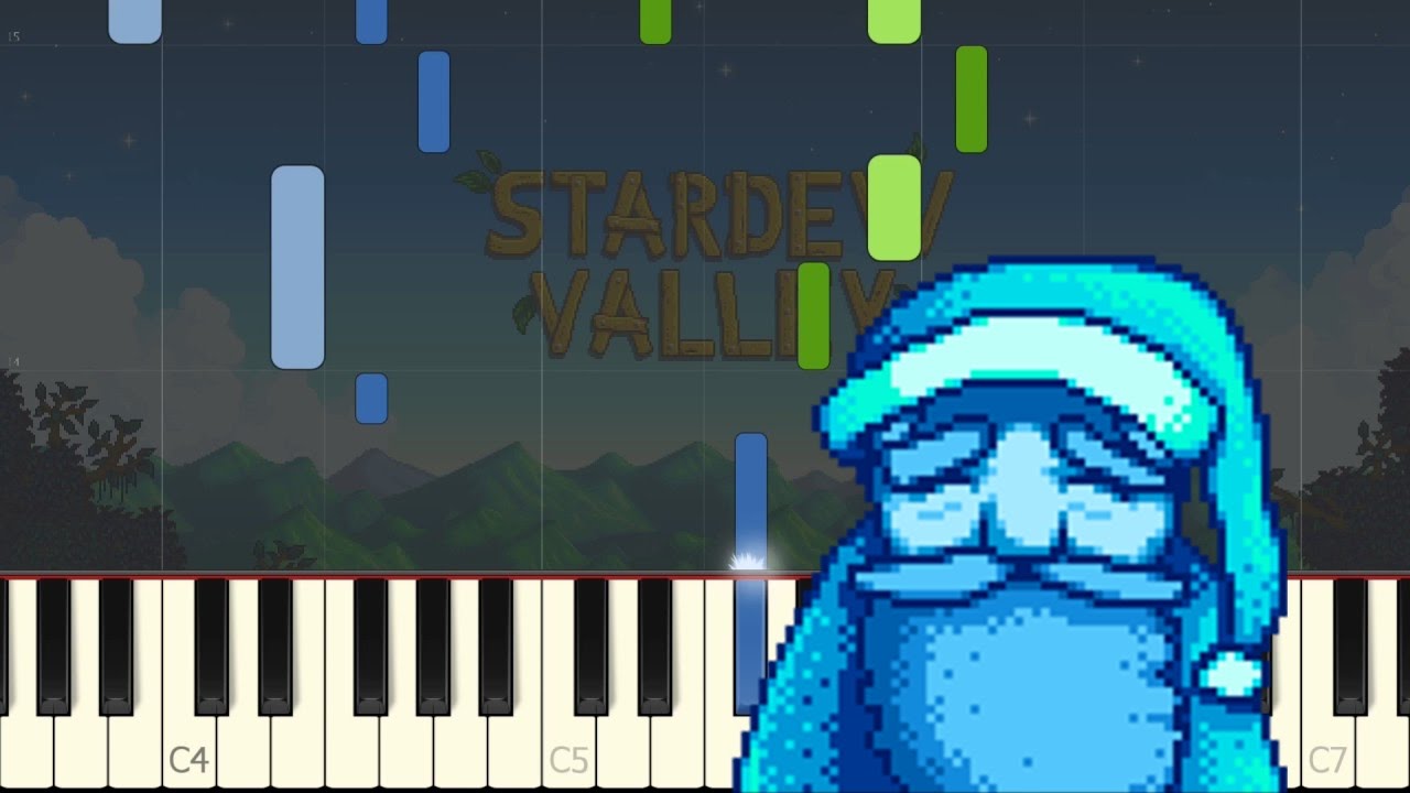Grandpa's Theme - Stardew Valley [Piano Tutorial] (Synthesia)