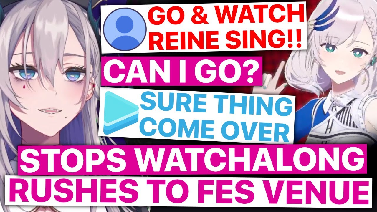 Chat Convinces Pochi-sensei To Rush To Holo Fes & See Reine Perform In Person (Pochimaru) [Eng Subs]