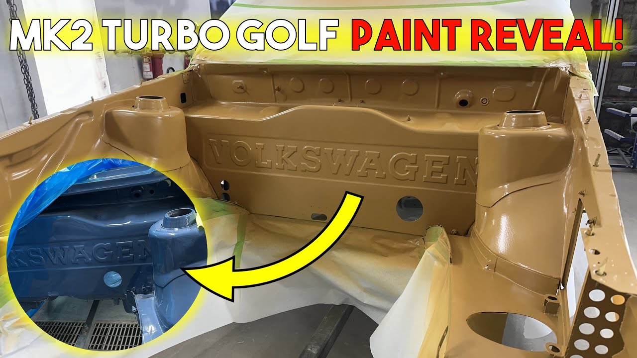 Volkswagen MK2 Golf Custom Paint is done! [FINAL REVEAL] EP.7