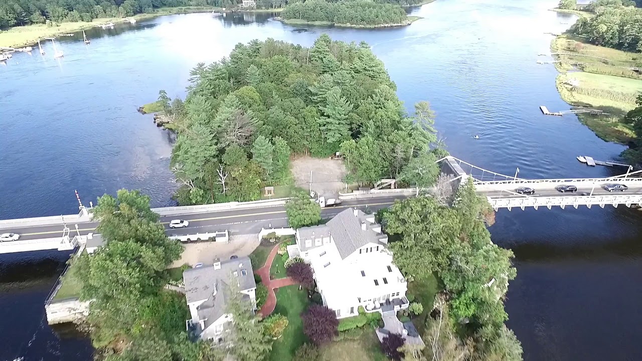 HD / Merrimack River /DEER ISLAND PARK / Route 1 Bridge / DJI PHANTOM / JOHNNY J FLA