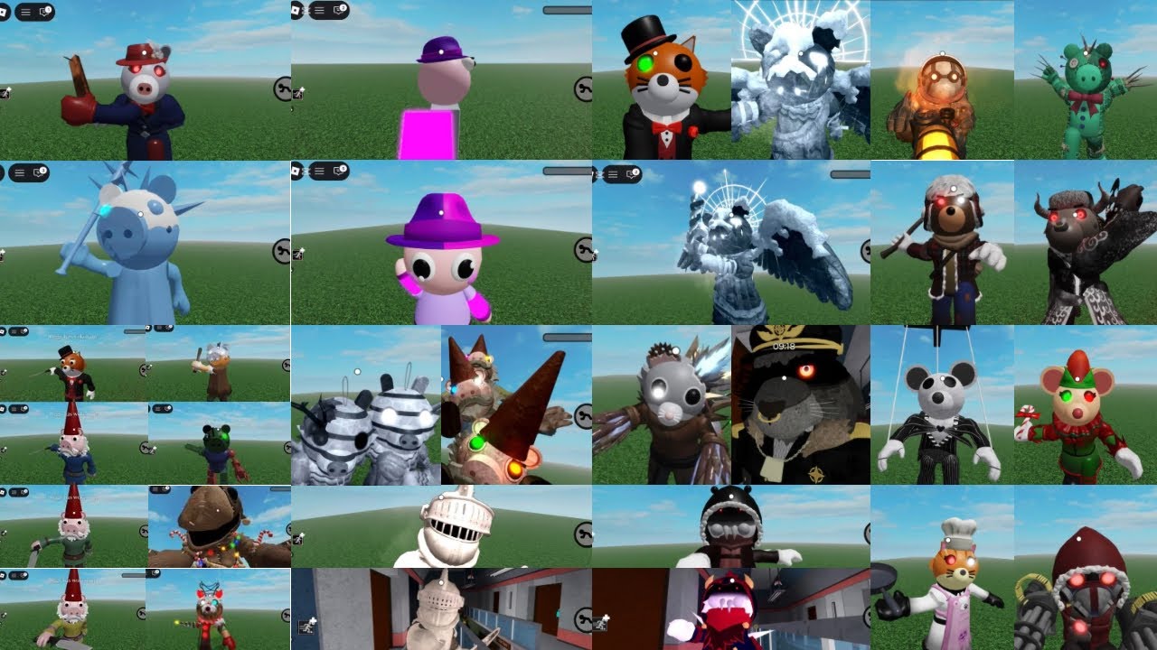Piggy Silver Holiday All Jumpscares Days 1-25 (sorry I missed day 24)