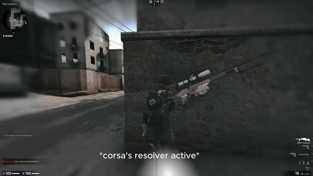 [GIVEAWAY] CORSA RESOLVER LUA SHOWCASE FOR GAMESENSE [SKEET/PREDICT]