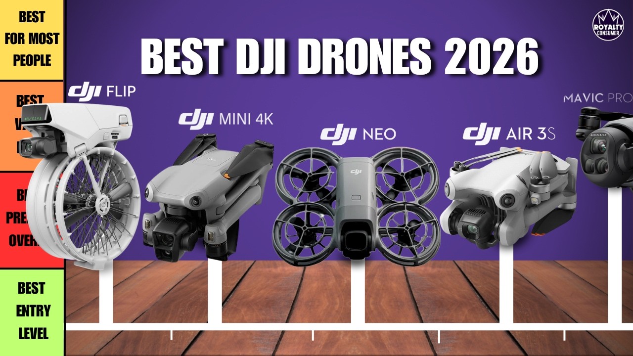 Najlepsze drony DJI 2026 &ndash; 6 najlepszych modeli do tej pory