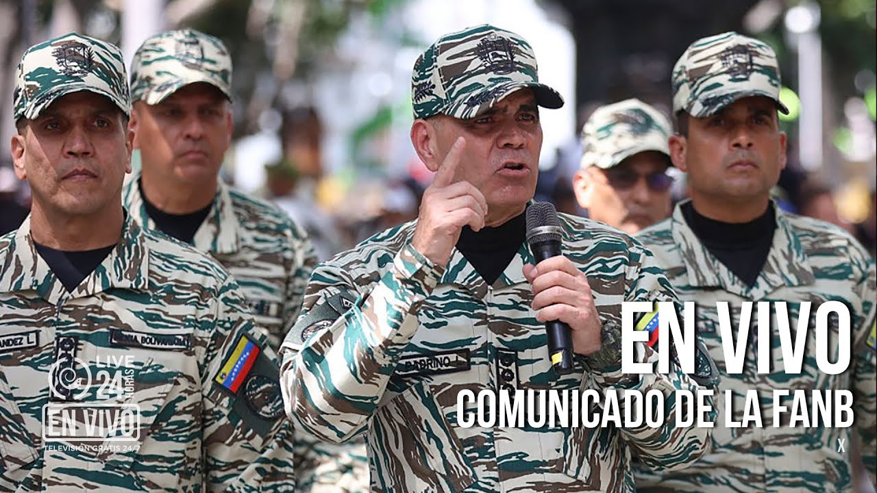 EN VIVO: La FANB ofrece al pa&iacute;s lectura de importante comunicado