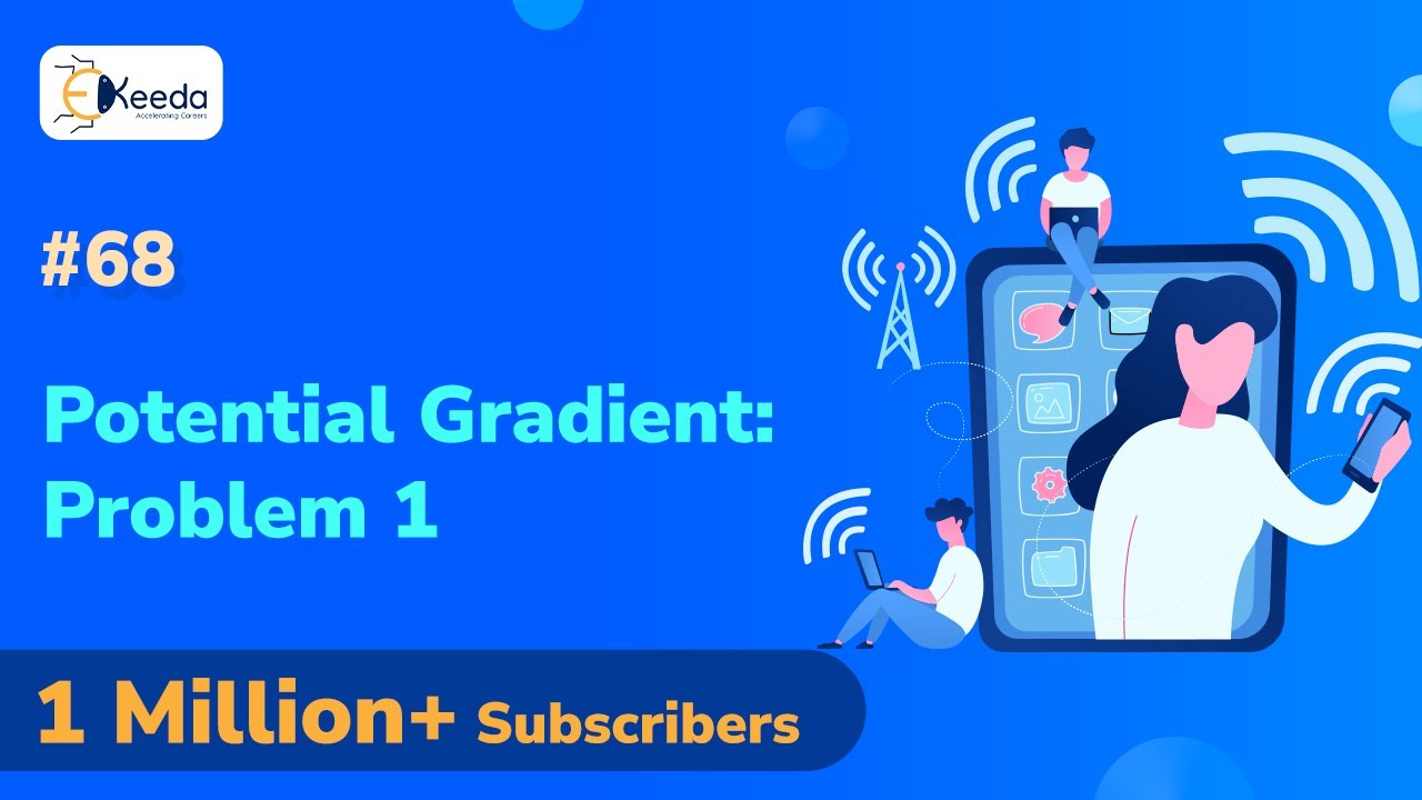 Potential Gradient Problem 1 - Energy and Potential - Electromagnetic Field and Wave Theory