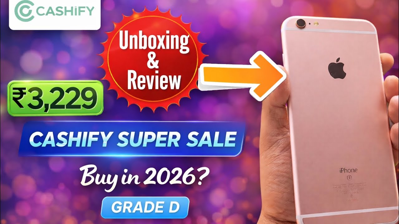 ₹3,229 iPhone? 🤯 | iPhone 6s Plus Unboxing from Cashify