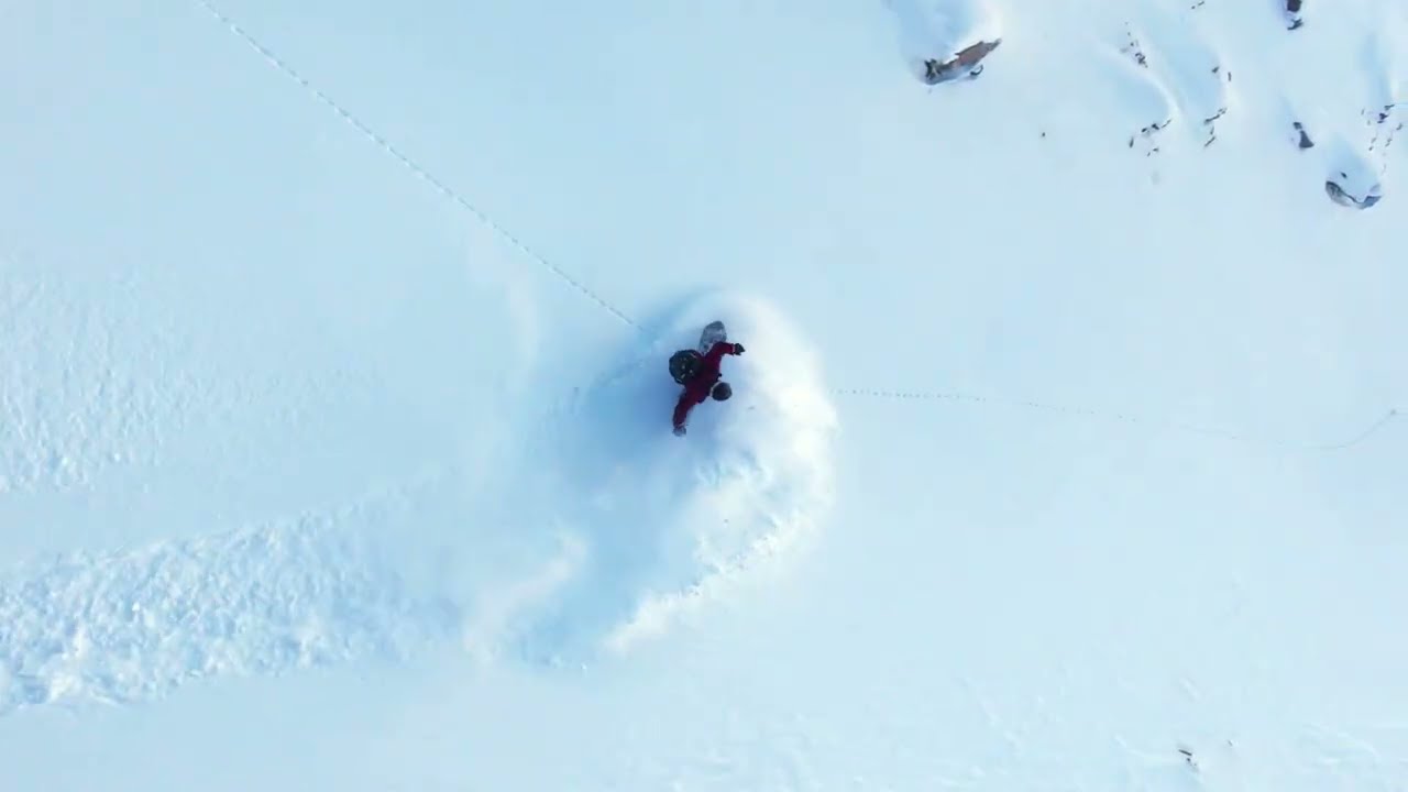 DJI NEO 2 Snowboarding Skiing Tracking