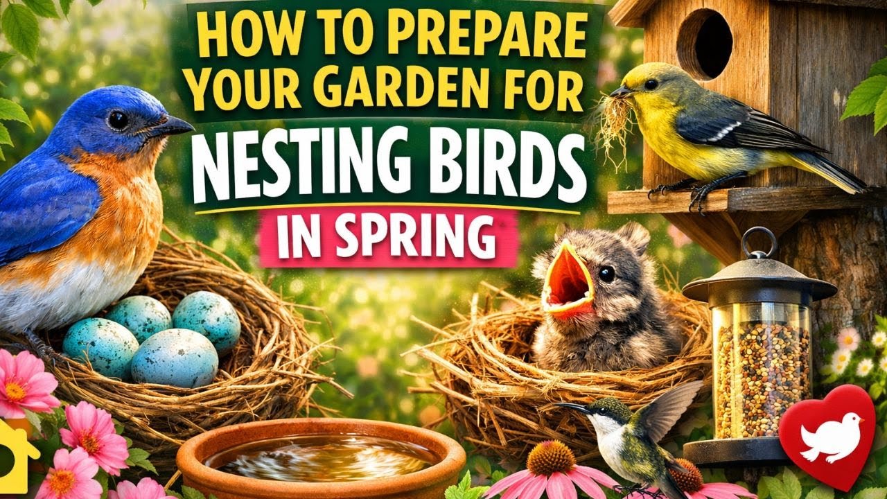 How to Prepare Your Garden for Nesting Birds in Spring