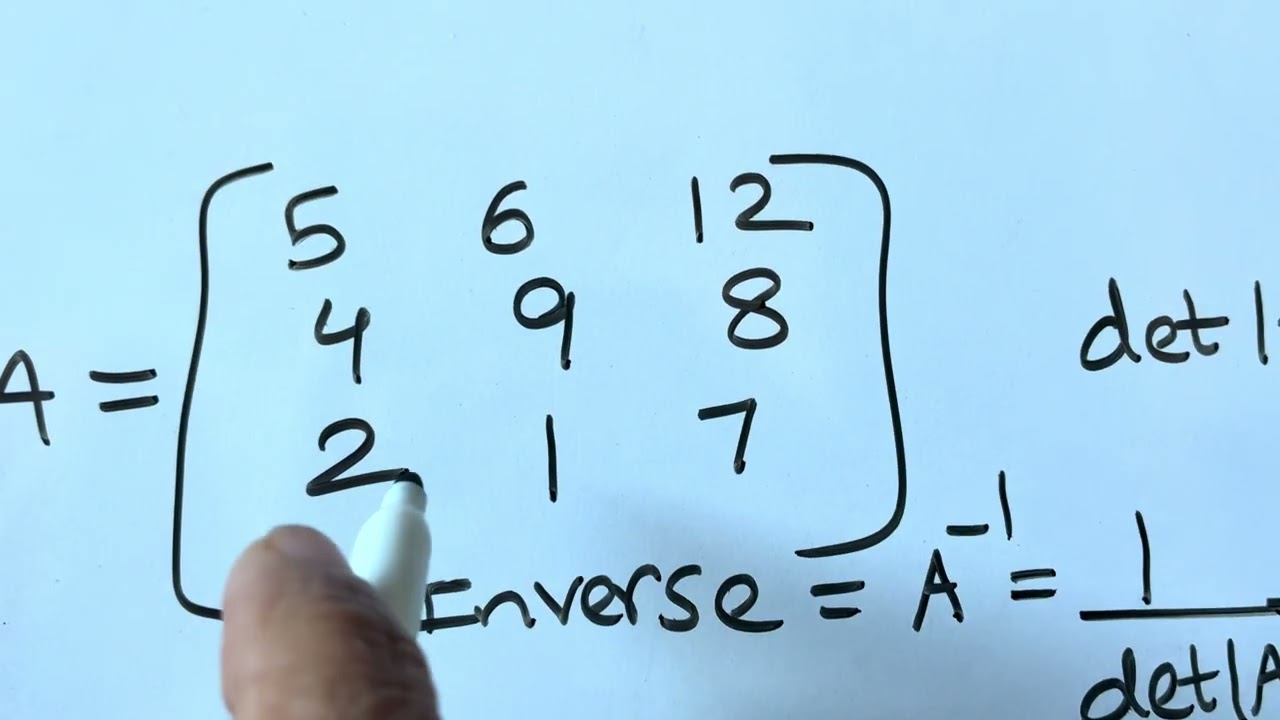Matrices:Inverse of a 3*3 Matrix 