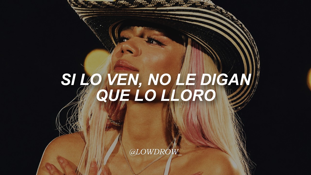 KAROL G - Si lo ven (Letra)