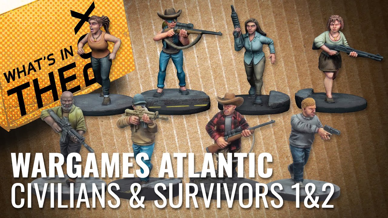 Идеальный стартовый набор для зомби-апокалипсиса? Civilians & Survivors | Обзор Wargames Atlantic