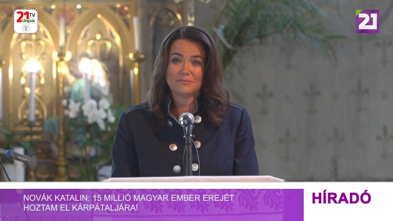 Novák Katalin: 15 millió magyar ember erejét hoztam el Kárpátaljára!