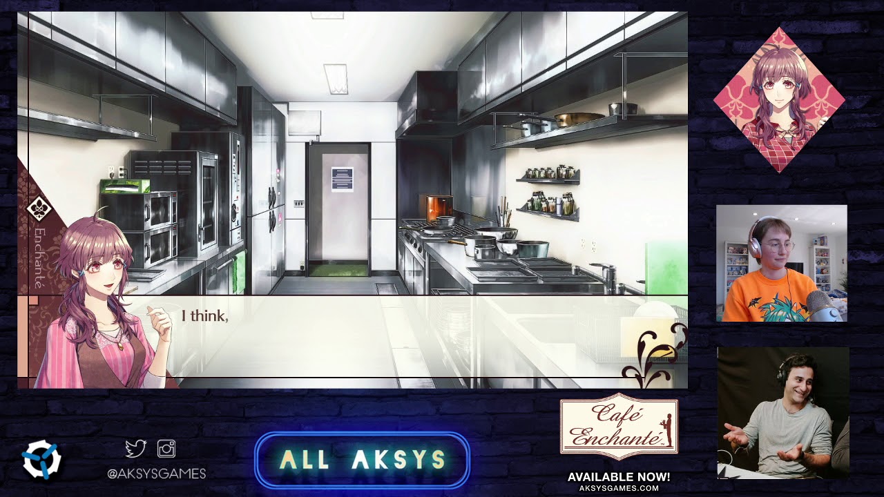 【Thursday Aksys Stream Highlights】 Caf&eacute; Enchant&eacute; and Otome Q&A w/ Anne Lee (@apricotsushi) and Sami!