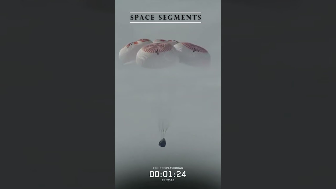Crew-10 RETURNS! Watch NASA&rsquo;s SpaceX SPLASHDOWN in 3 Epic Minutes!