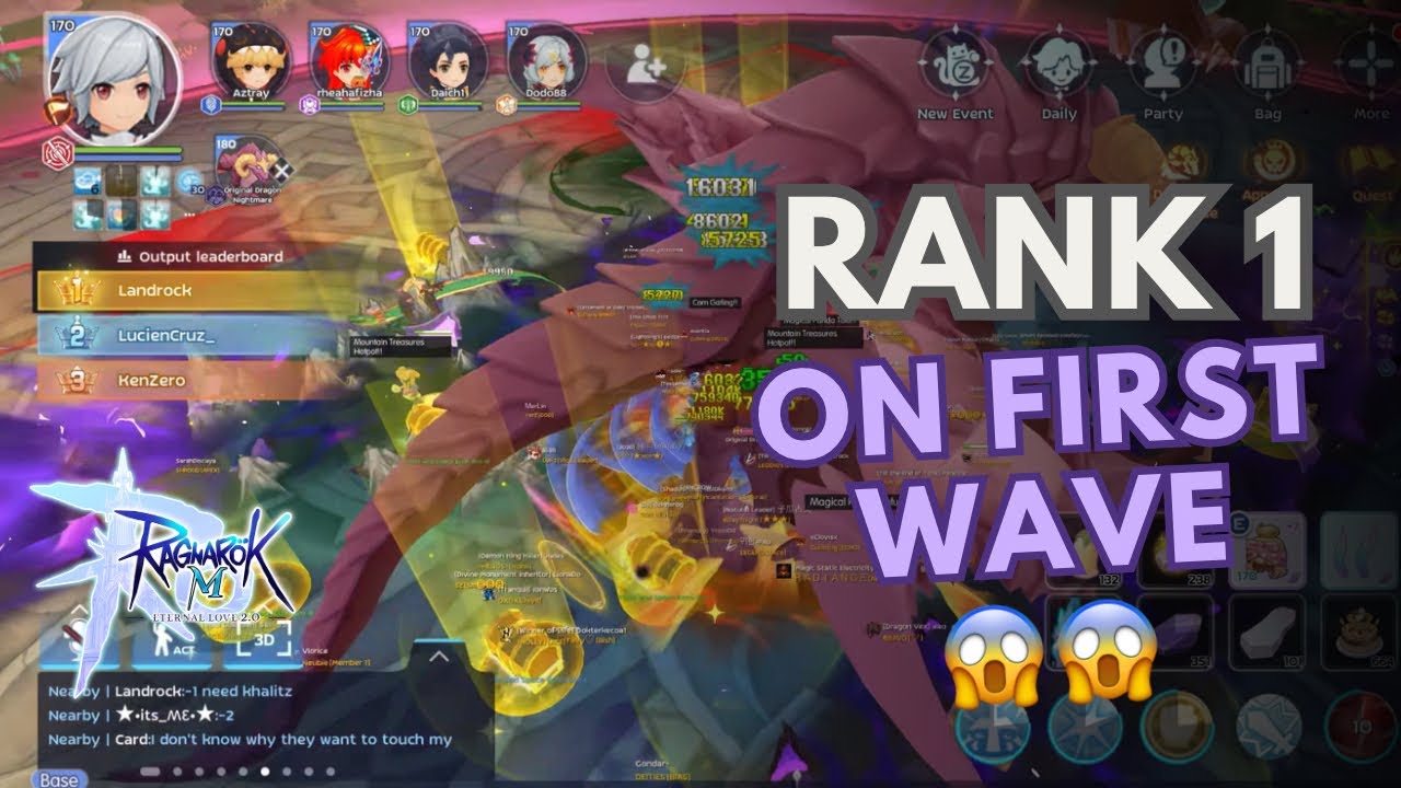 Ragnarok M Eternal Love | New Bell Setup VS Sunday Dragon Apocalypse