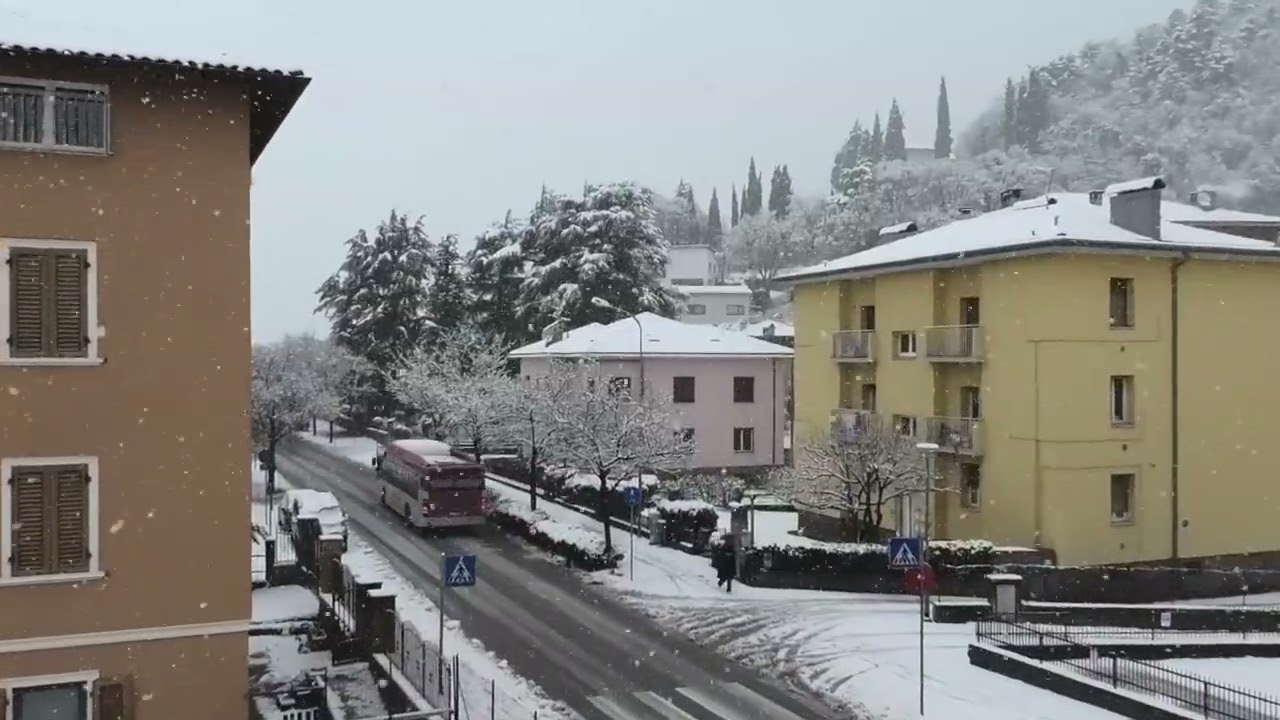 la nevicata del 19 febbraio 2026 a Trento Nord