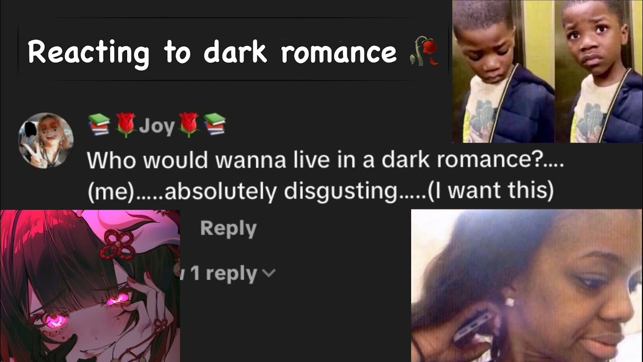 Reacting to dark romance vids and their weird comments 🙀‼️