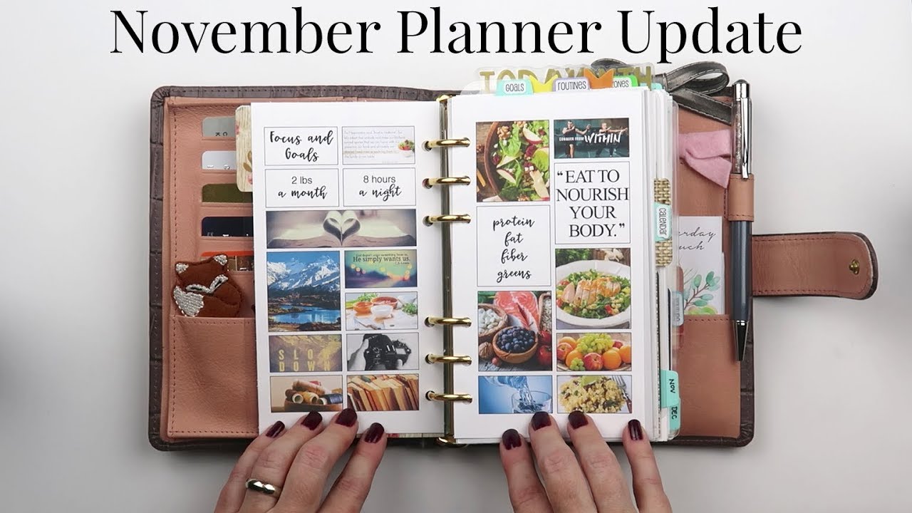 November Planner Updates and Changes | Kendra Bork