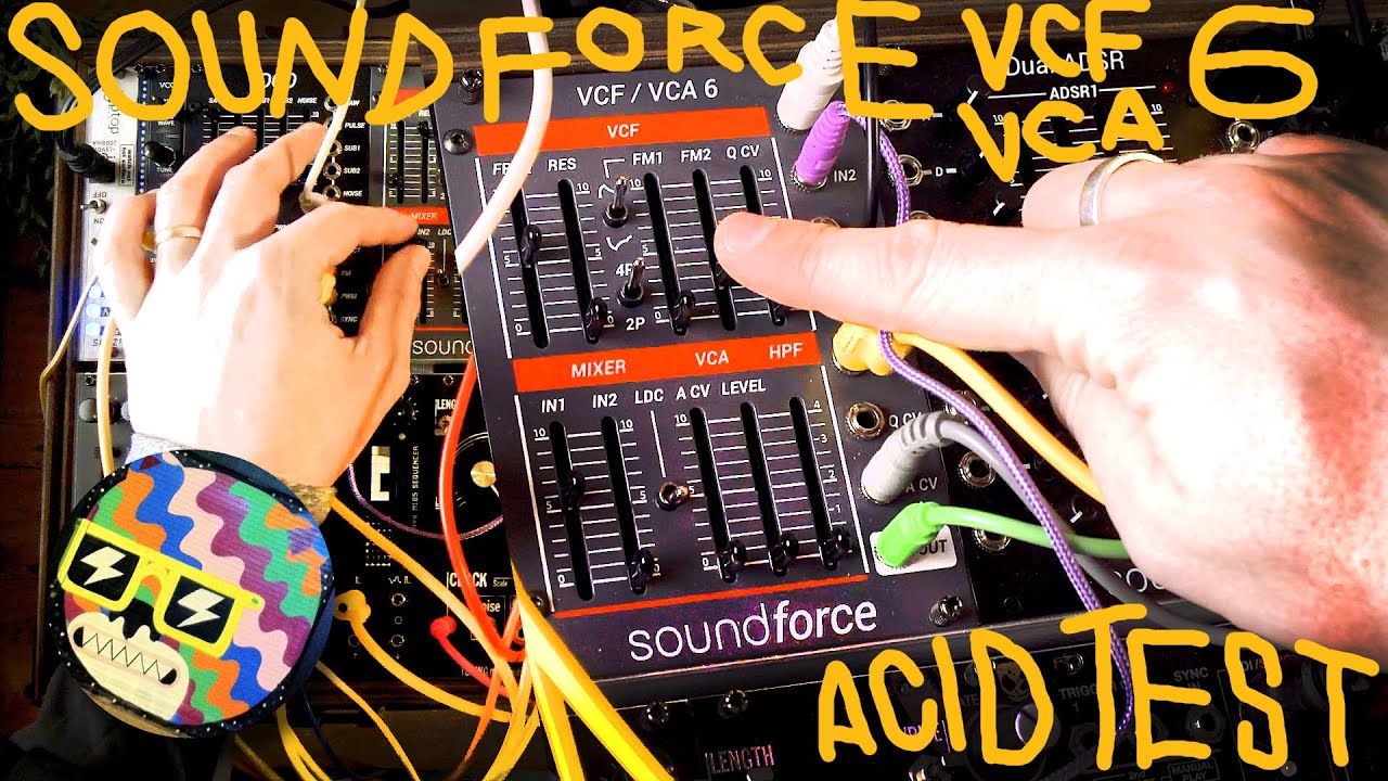 Soundforce VCF/VCA is pure eurorack Roland filter acid